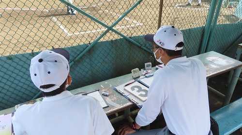 写真27バックネット裏スコア